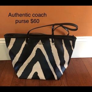 Leopard Coach purse